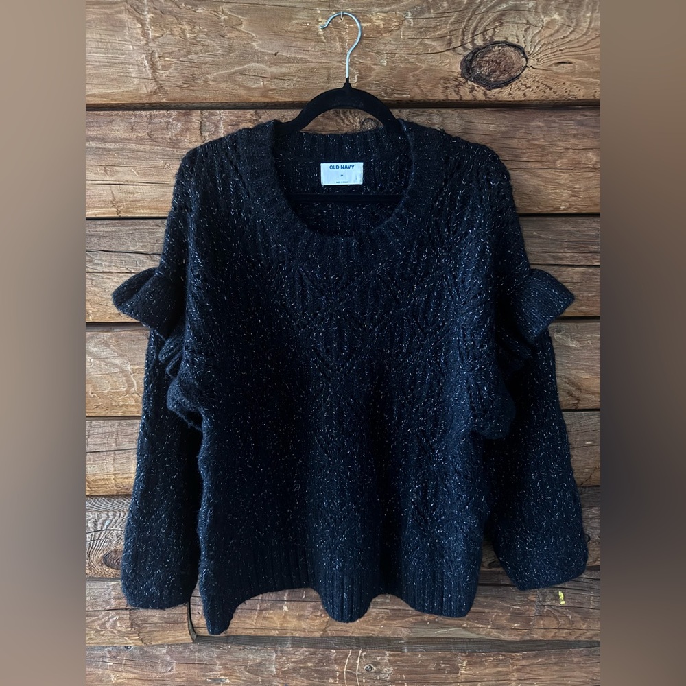 Old Navy size 2x Black Knit Sweater